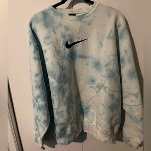 Nike Vintage Tie Dye Blue Crewneck